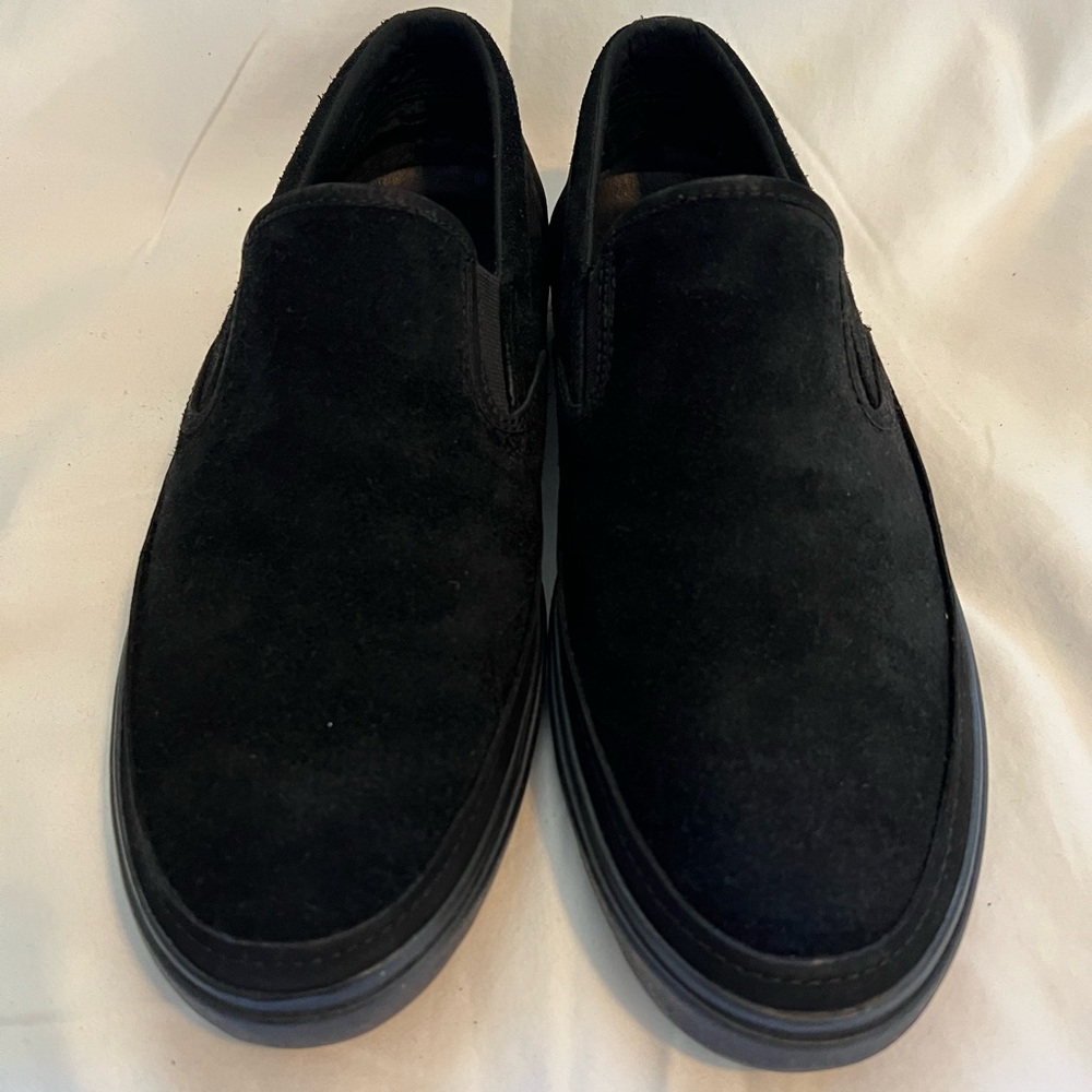 John Varvatos Star USA Black Slip On Suede Shoes Size: 11 (brand new)
